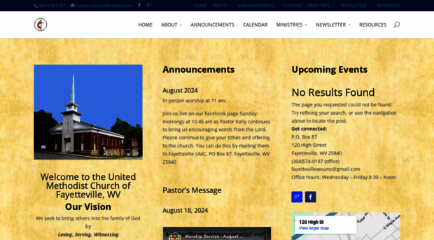 fayettevilleumc.com