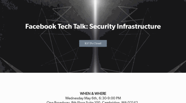 fbtechtalksecurityinfra.splashthat.com