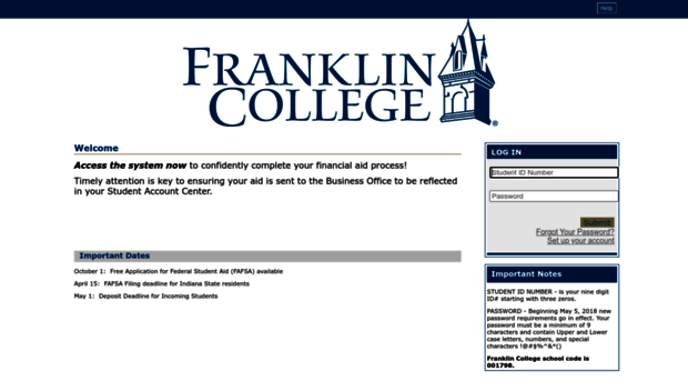 fcaid.franklincollege.edu