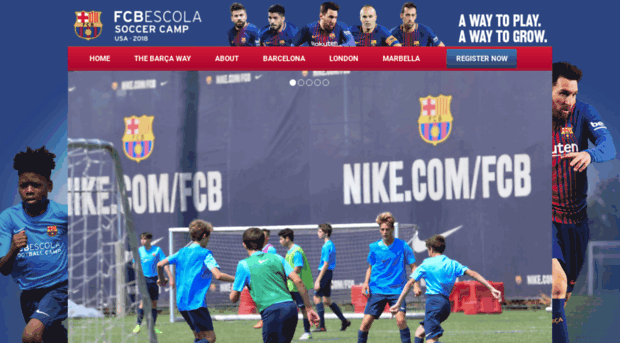 fcbsoccercamps.com