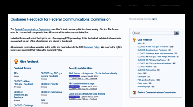 fccdotgov.uservoice.com