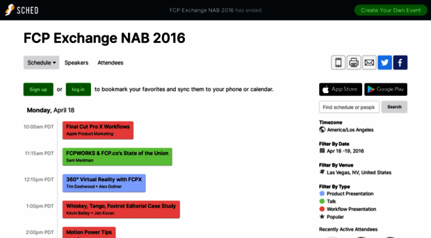 fcpexchangenab2016.sched.org