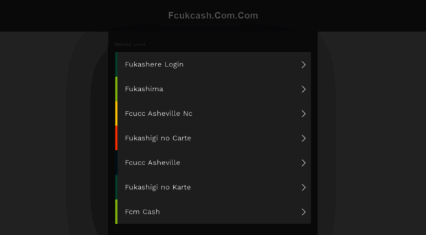 fcukcash.com.com