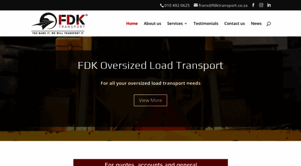 fdktransport.co.za