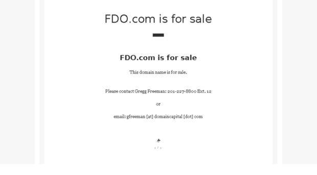 fdo.com