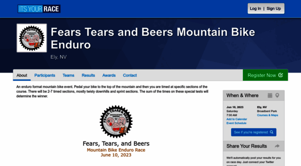 fearstearsandbeersmountainbikeenduro.itsyourrace.com