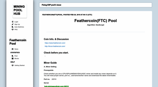 feathercoin.miningpoolhub.com