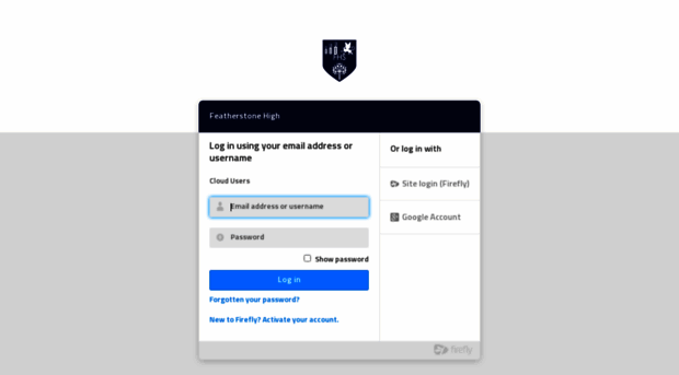 featherstonehigh.fireflycloud.net