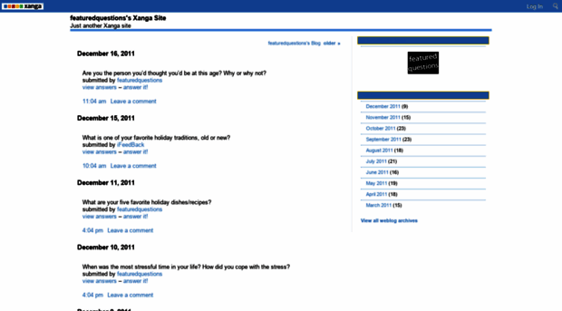 featuredquestions.xanga.com