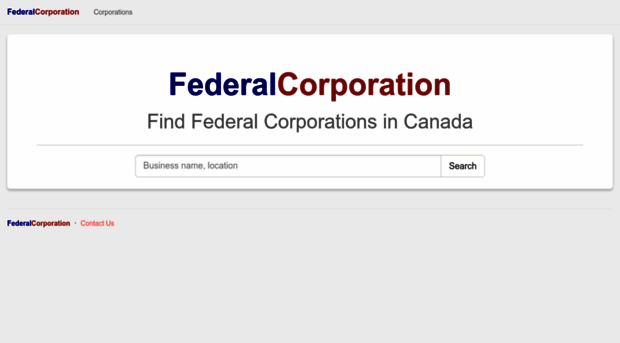 federalcorporation.ca