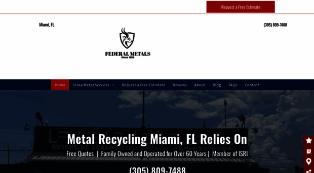 federalmetalsmiami.com