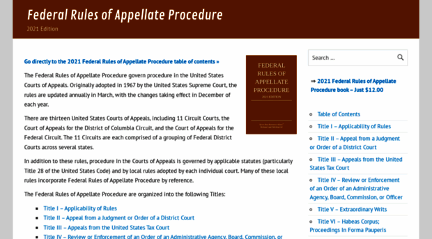 federalrulesofappellateprocedure.org