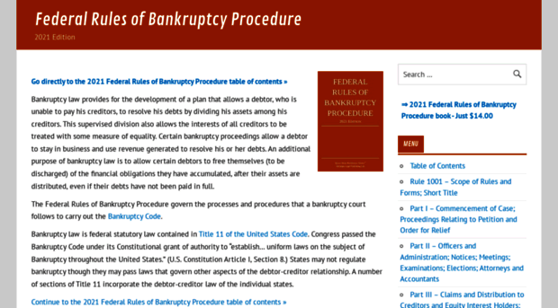 federalrulesofbankruptcyprocedure.org