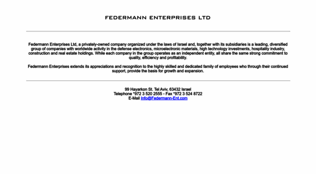 federmann-ent.com