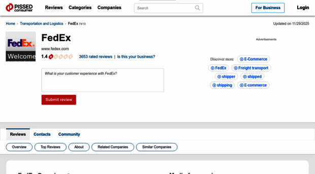 fedex.pissedconsumer.com
