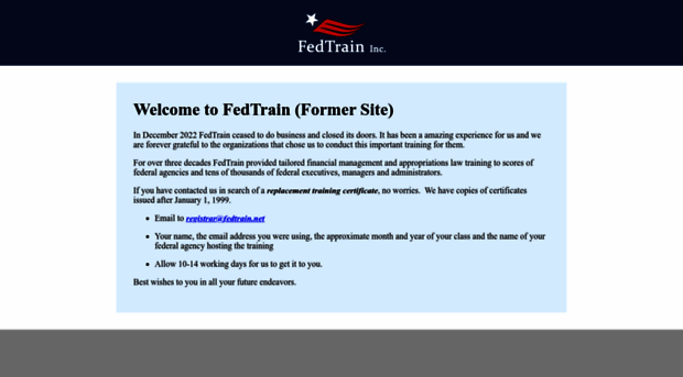 fedtrain.net