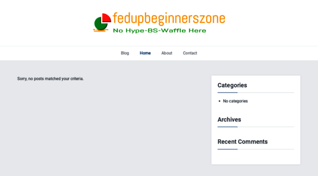 fedupbeginnerszone.com