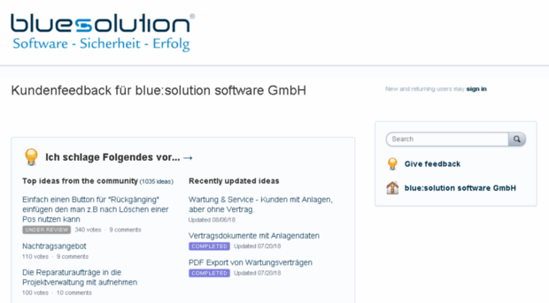 feedback.bluesolution.de