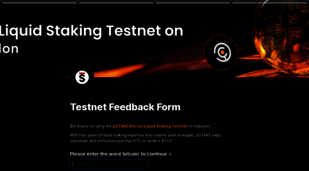 feedback.btc-testnet.pstake.finance