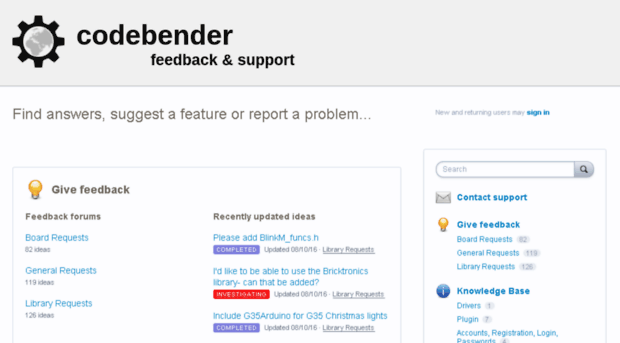 feedback.codebender.cc