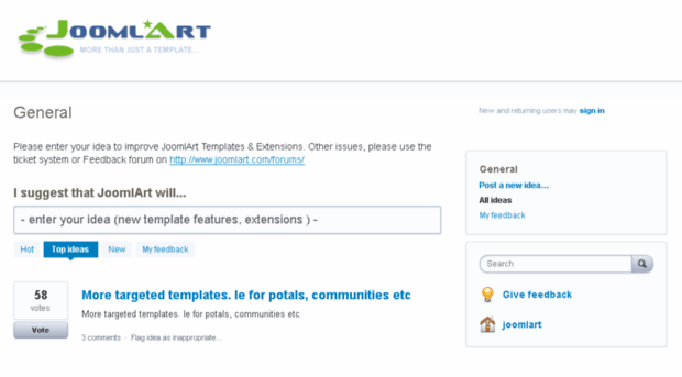 feedback.joomlart.com