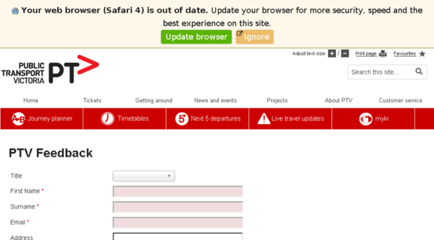 feedback.ptv.vic.gov.au