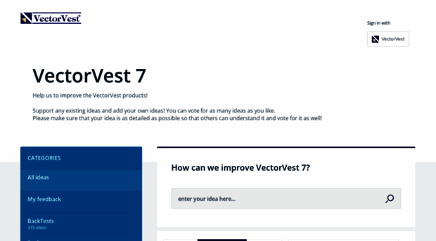 feedback.vectorvest.com