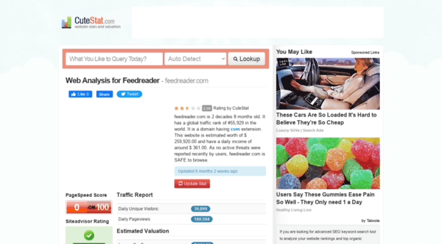 feedreader.com.cutestat.com