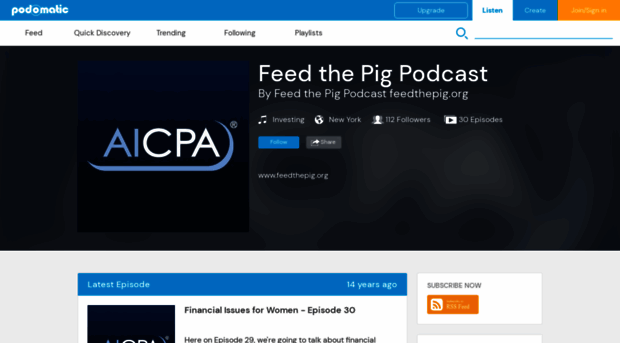 feedthepig.podomatic.com