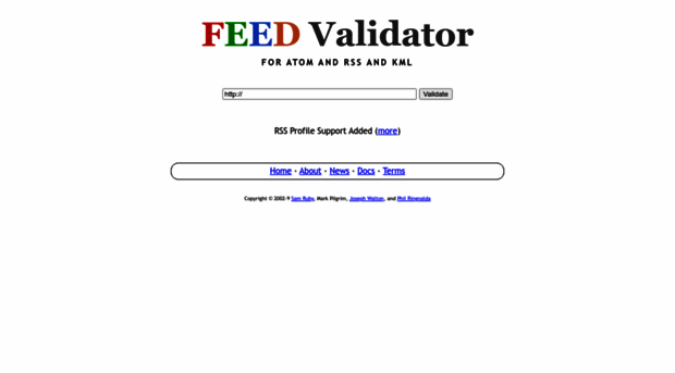 feedvalidator.org