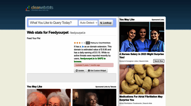 feedyourpet.ie.clearwebstats.com