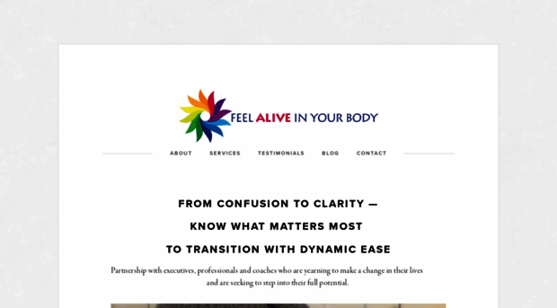 feelaliveinyourbody.com