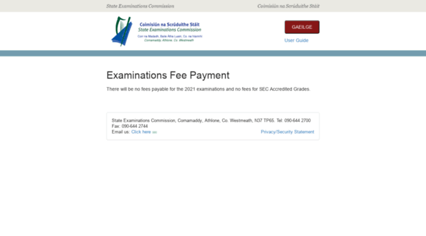 fees.examinations.ie