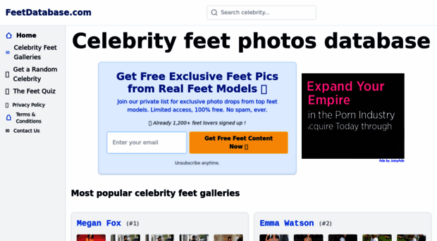 feetdatabase.com