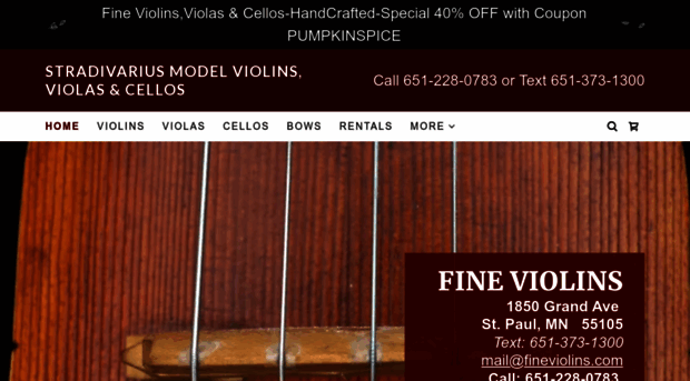 feinviolins.com