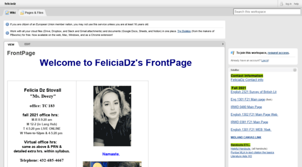 feliciadz.pbworks.com