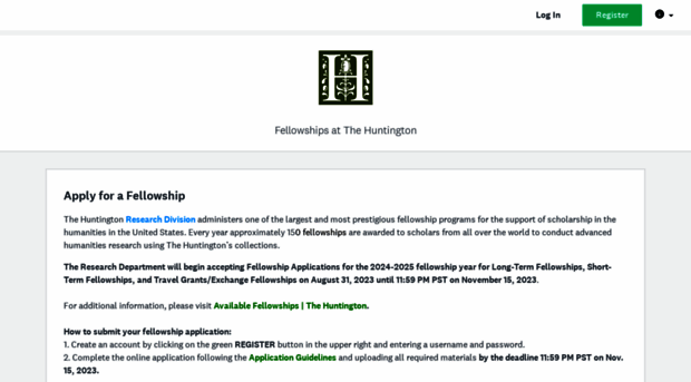 fellowships.huntington.org