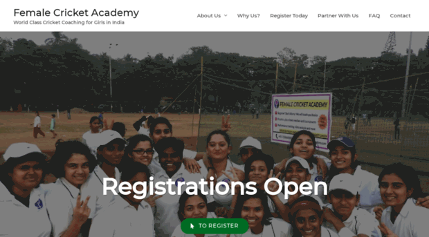 femalecricketacademy.com