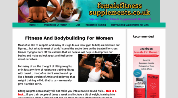 femalefitnesssupplements.co.uk