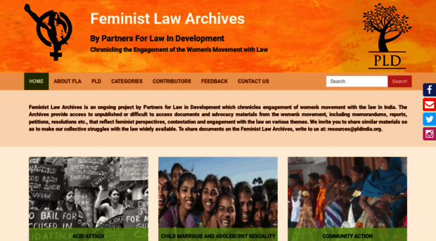 feministlawarchives.pldindia.org