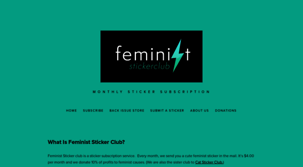 feministstickerclub.com