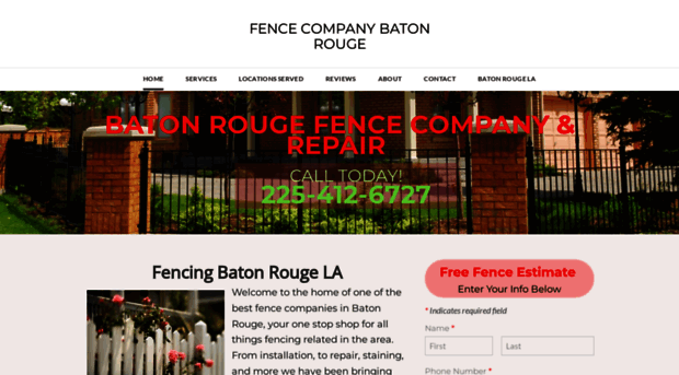 fencecompanybatonrouge.com