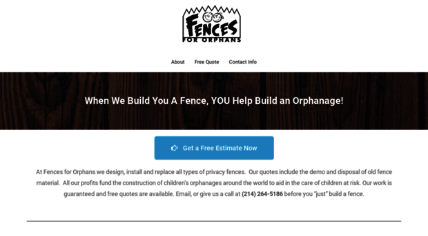 fencesfororphans.org