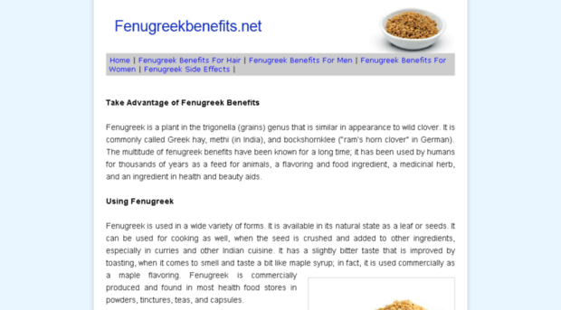 fenugreekbenefits.net