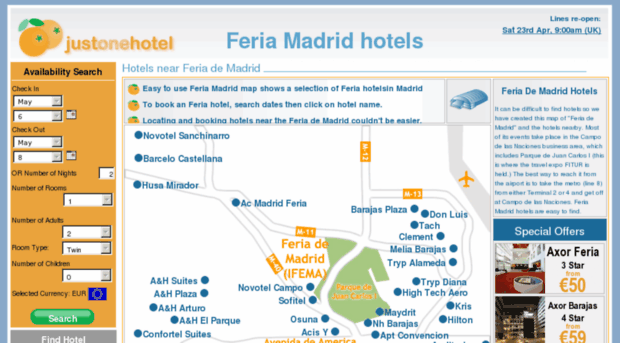 feriamadridhotels.com