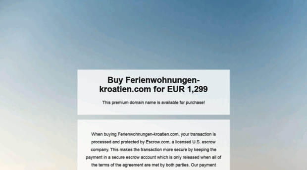 ferienwohnungen-kroatien.com