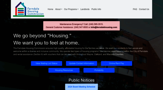 ferndalehousing.com