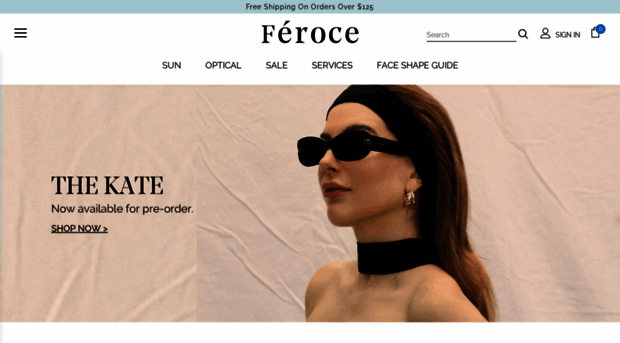 feroceeyewear.com