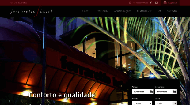 ferrarettohotel.com.br