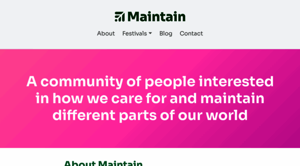 festivalofmaintenance.org.uk